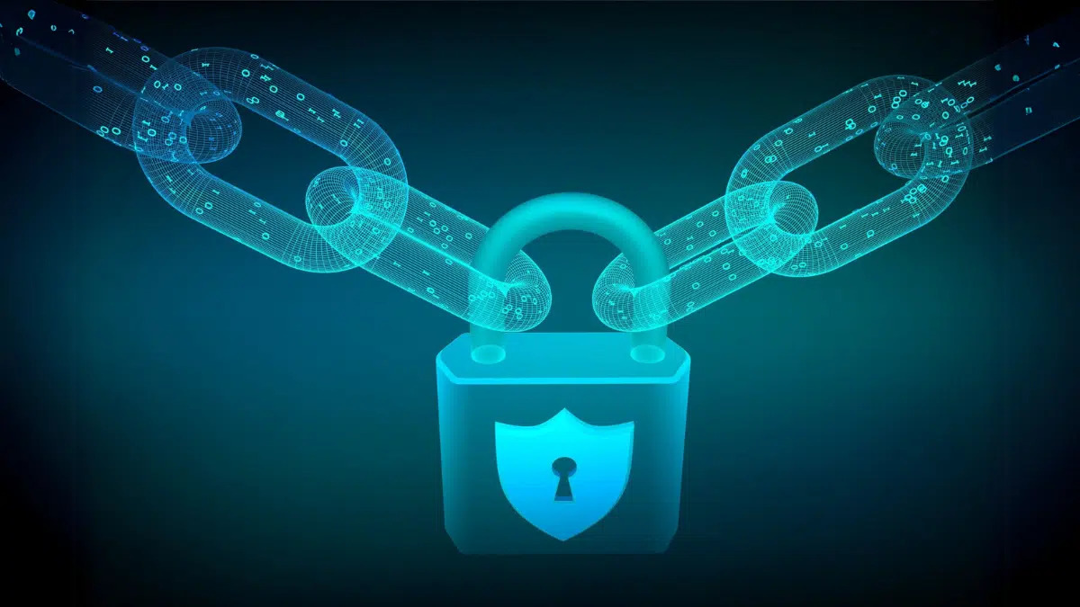 How does a hash help secure blockchain technology?