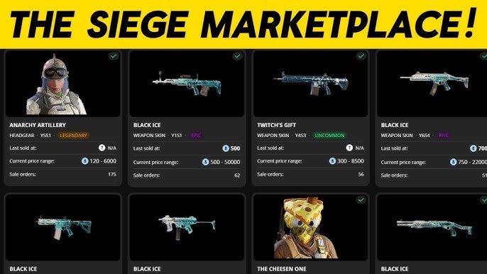 Siege Marketplace: Complete Guide to Trading Skins & R6 Credits Siege Marketplace: Complete Guide to Trading Skins & R6 Credits