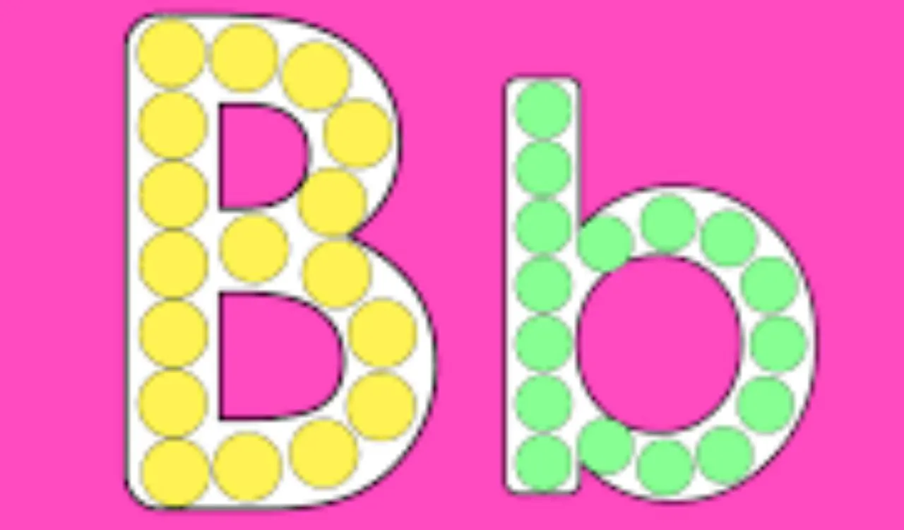 How to Use Do a Dot Painting Letter B for Easy Preschool Learning