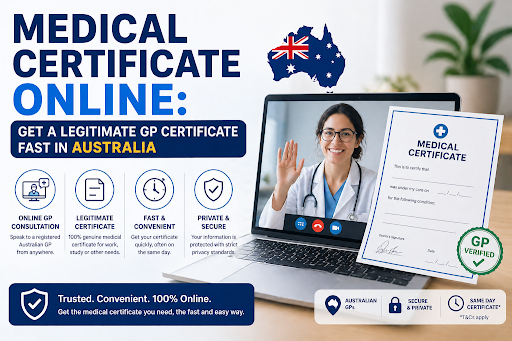 Medical Certificate Online: Get a Legitimate GP Certificate Fast in Australia
