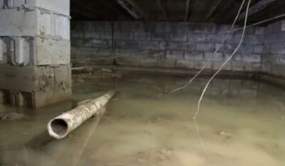 Water in Crawl Space Causes Dangers