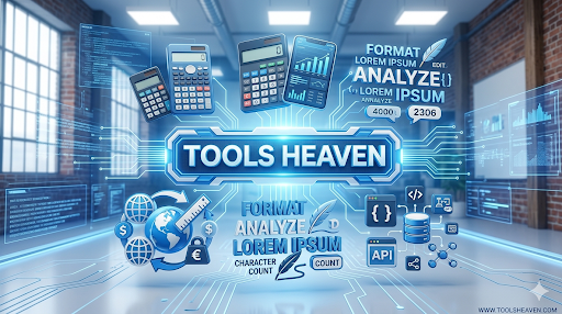 Why Use Tools Heaven to find Fast, Accurate and Free Online Tools.