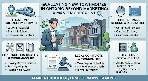 How to Evaluate New Townhomes in Ontario Beyond Floor Plans and Builder Promotions